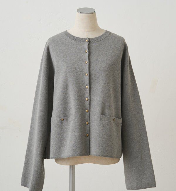  「【手洗い可能】ミラノリブニットカーディガン」|ニット・セーター|