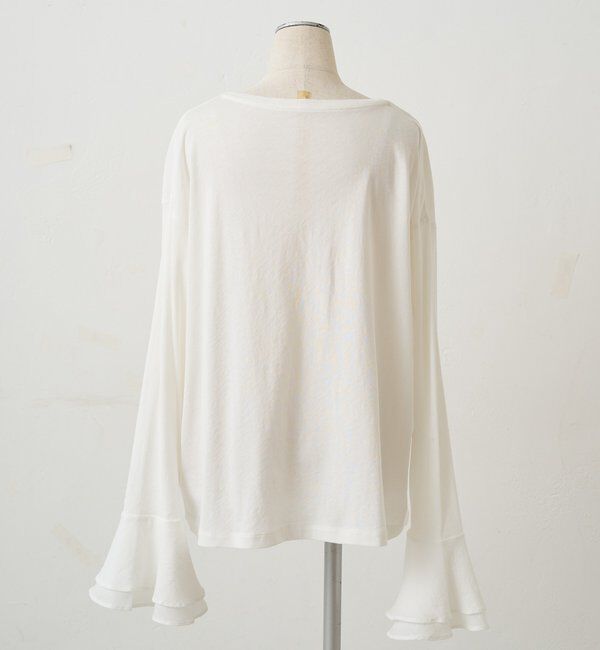  「布帛フレアカフカットソー」|Tシャツ・カットソー|