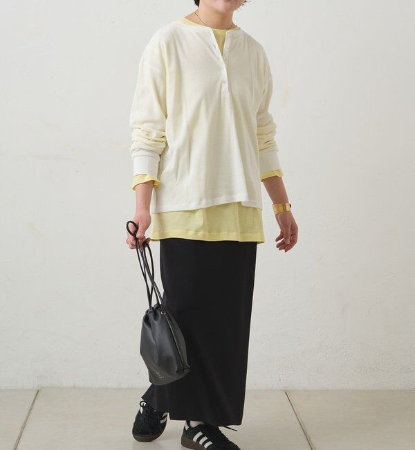  「前後2WAYシアーワッフルカットソー」|Tシャツ・カットソー|