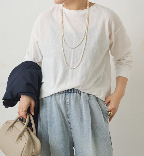  「前後2WAYシアーワッフルカットソー」|Tシャツ・カットソー|