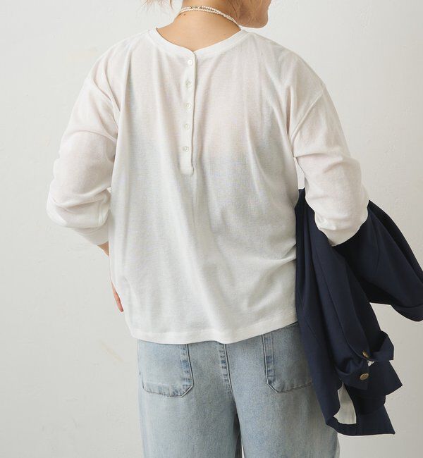  「前後2WAYシアーワッフルカットソー」|Tシャツ・カットソー|