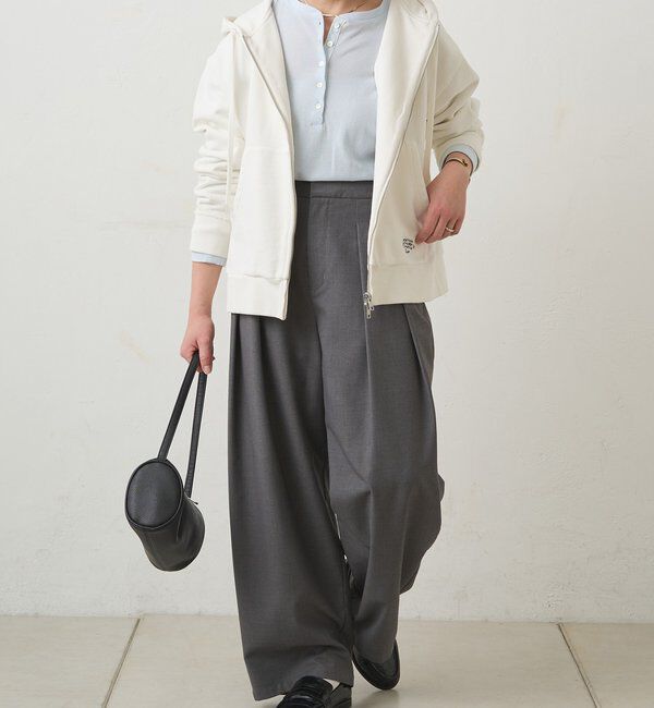  「前後2WAYシアーワッフルカットソー」|Tシャツ・カットソー|