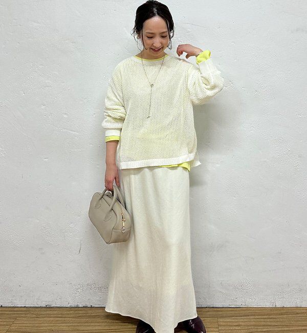  「【＠sein___000企画】メッシュ編みニットプルオーバー」|キャミソール|