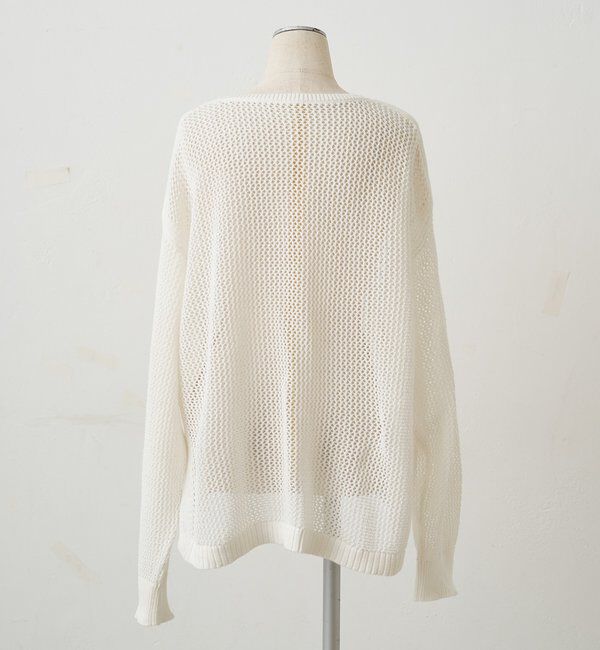  「【＠sein___000企画】メッシュ編みニットプルオーバー」|キャミソール|