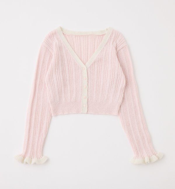  「配色カーディガン」|ニット・セーター|