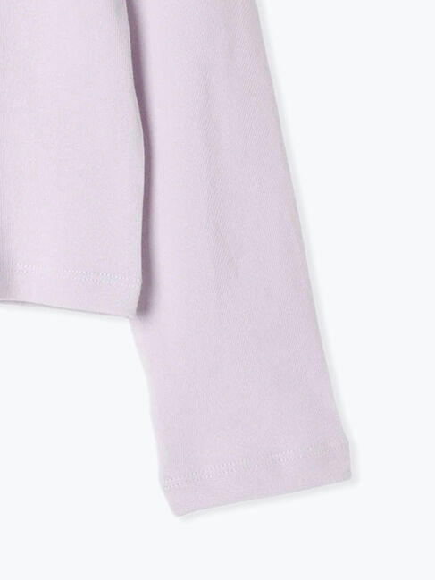 Te chichi「ワンポイント刺繍ミニ裏毛カーディガン」|カーディガン|