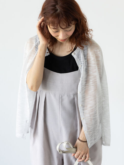 Lugnoncure「シアースラブニットカーディガン」|カーディガン|グレー