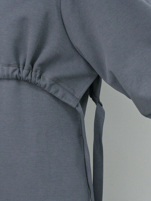 Samansa Mos2 blue「クロップドレイヤードワンピース」|ワンピース|