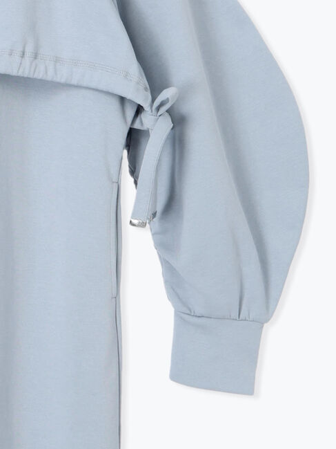 Samansa Mos2 blue「クロップドレイヤードワンピース」|ワンピース|