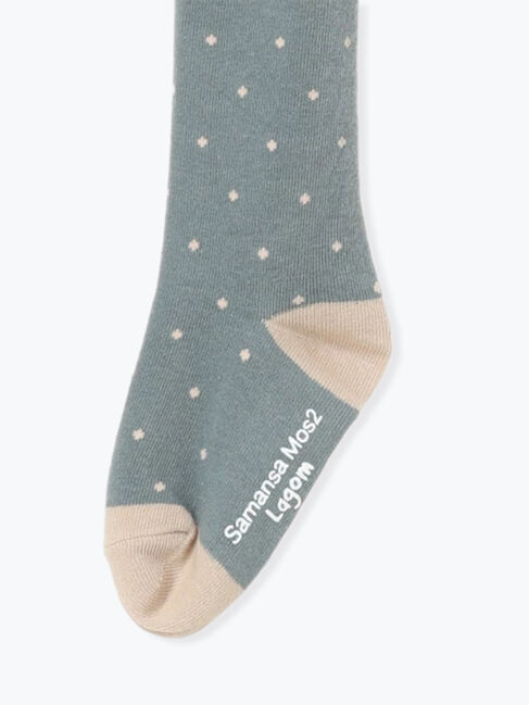 Samansa Mos2 Lagom「ドット柄カラータイツ」|ソックス|