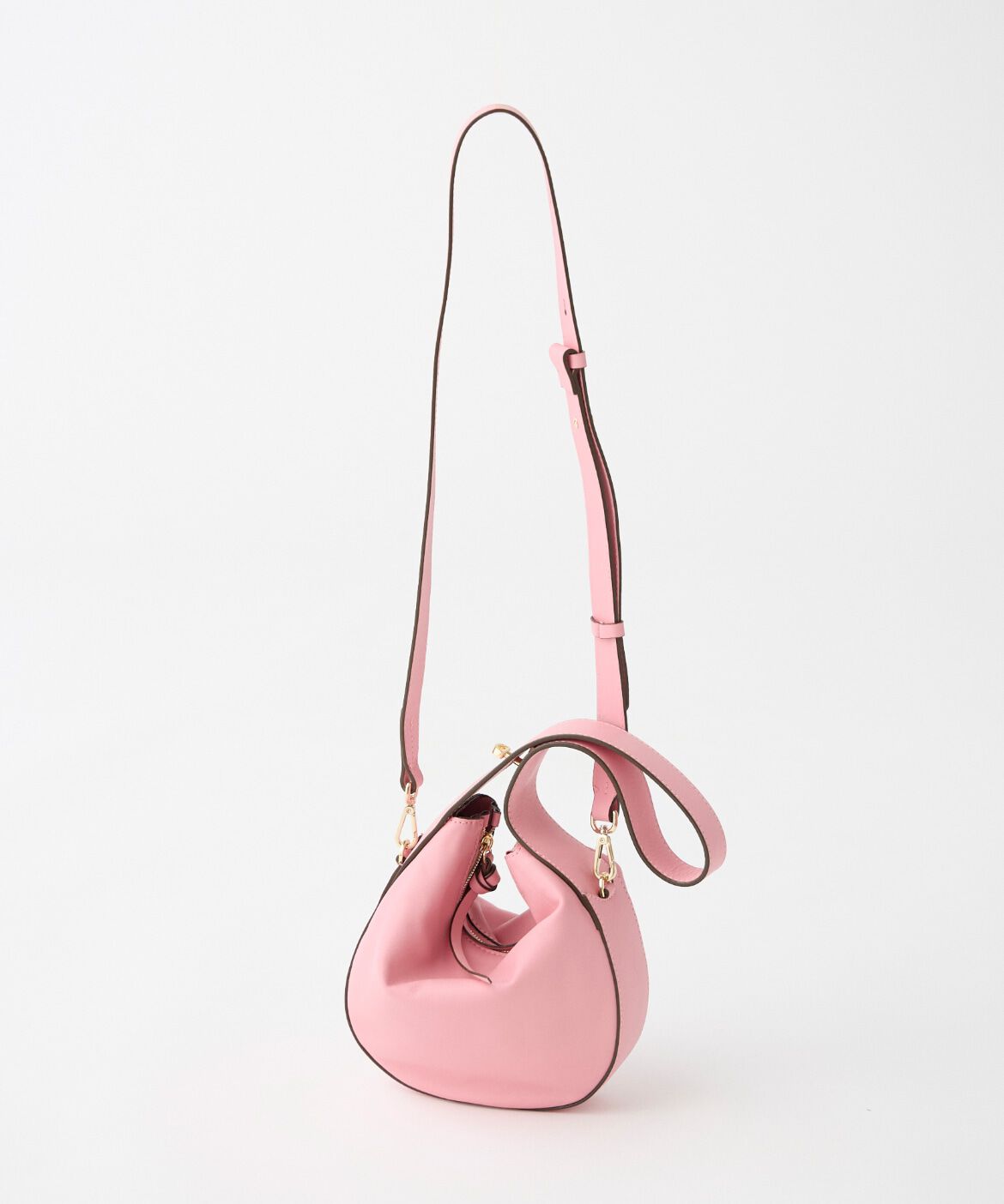 INED「《SUPERIOR CLOSET》ソフトレザーラウンドバッグ small《LORISTELLA》」|ショルダー・メッセンジャー|