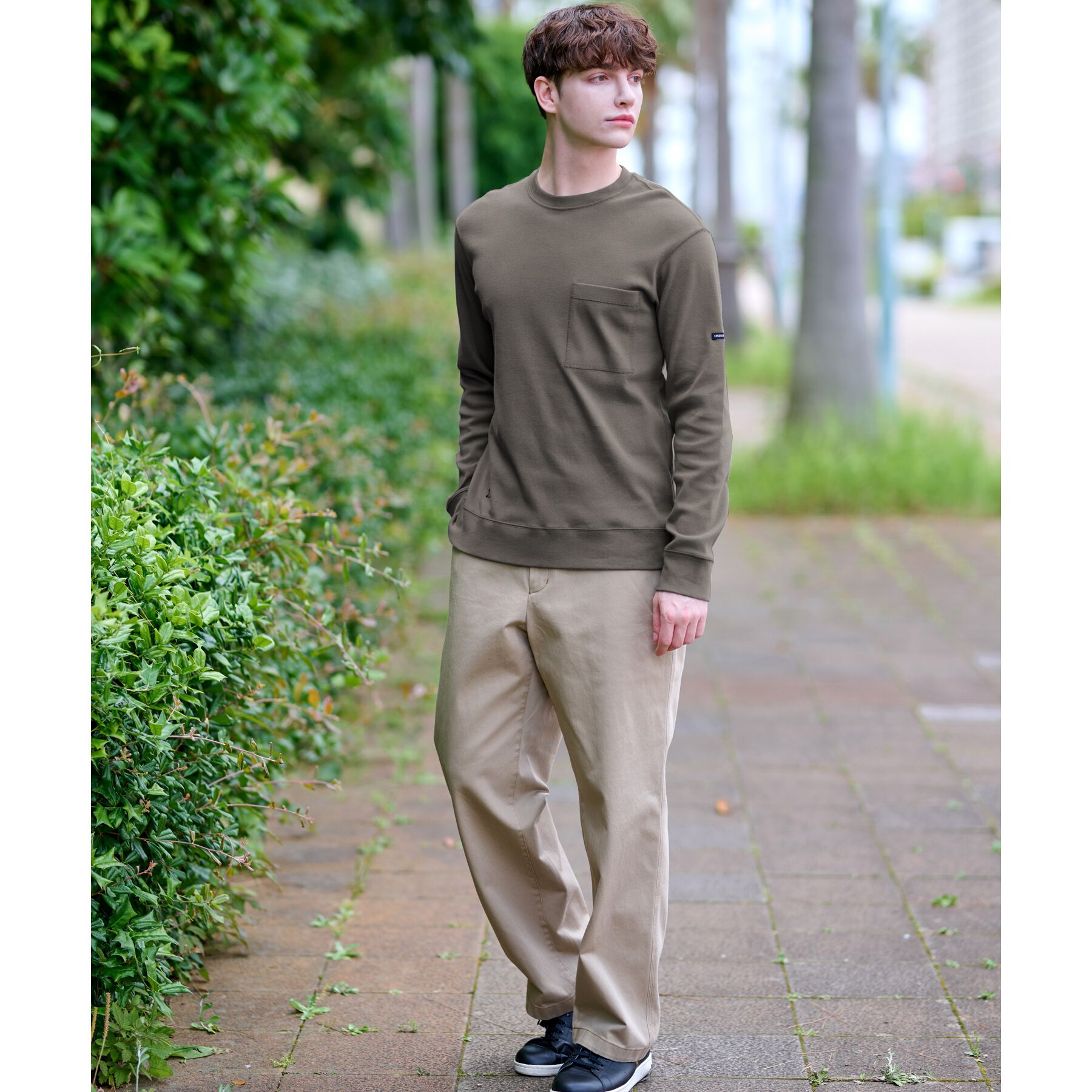 DRESSTERIOR「【Safari12月号掲載】エクスクルーシブフライスロングTシャツ」|Tシャツ・カットソー|