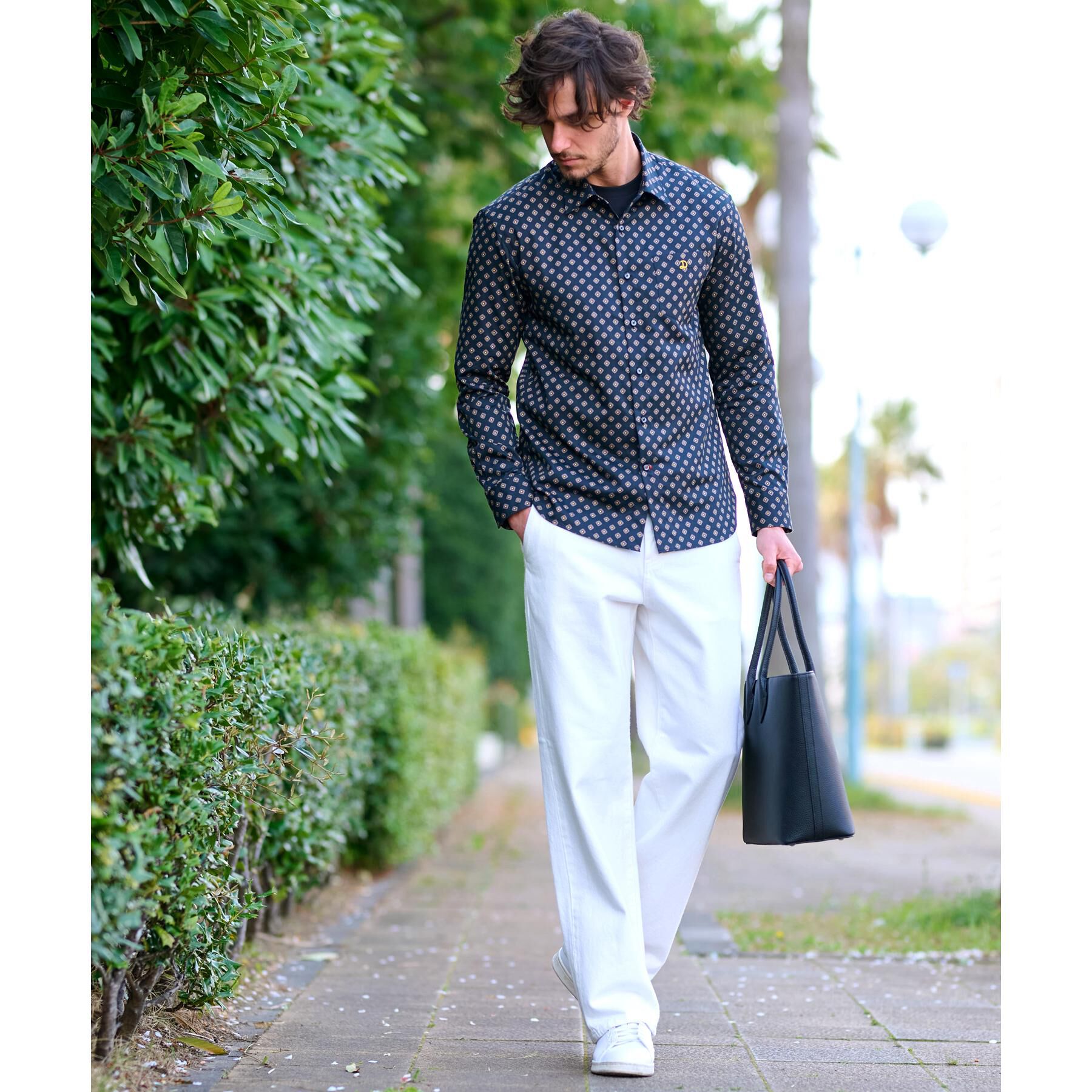 DRESSTERIOR「ポートベロープリントシャツ」|シャツ・ブラウス|