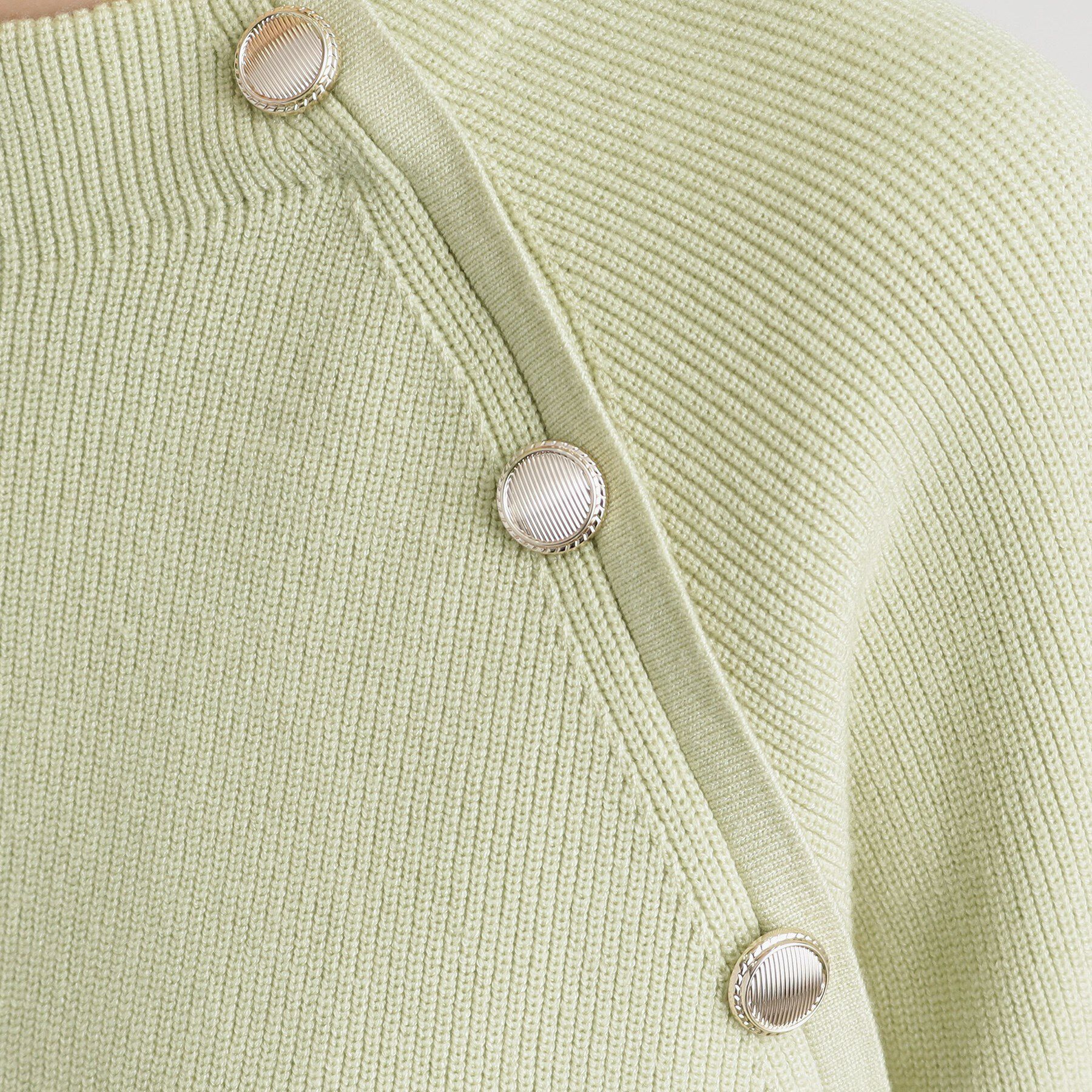 grove「肩釦ラグランスリーブプルオーバー」|ニット・セーター|