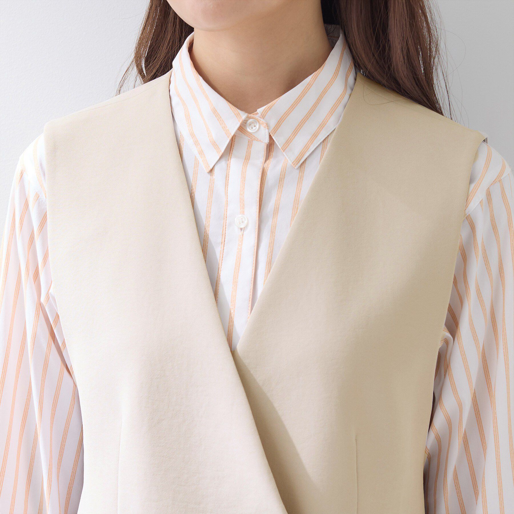 INDIVI「【洗える／多機能／SETUP可】着る日傘ジレジャケット」|ベスト・ジレ|