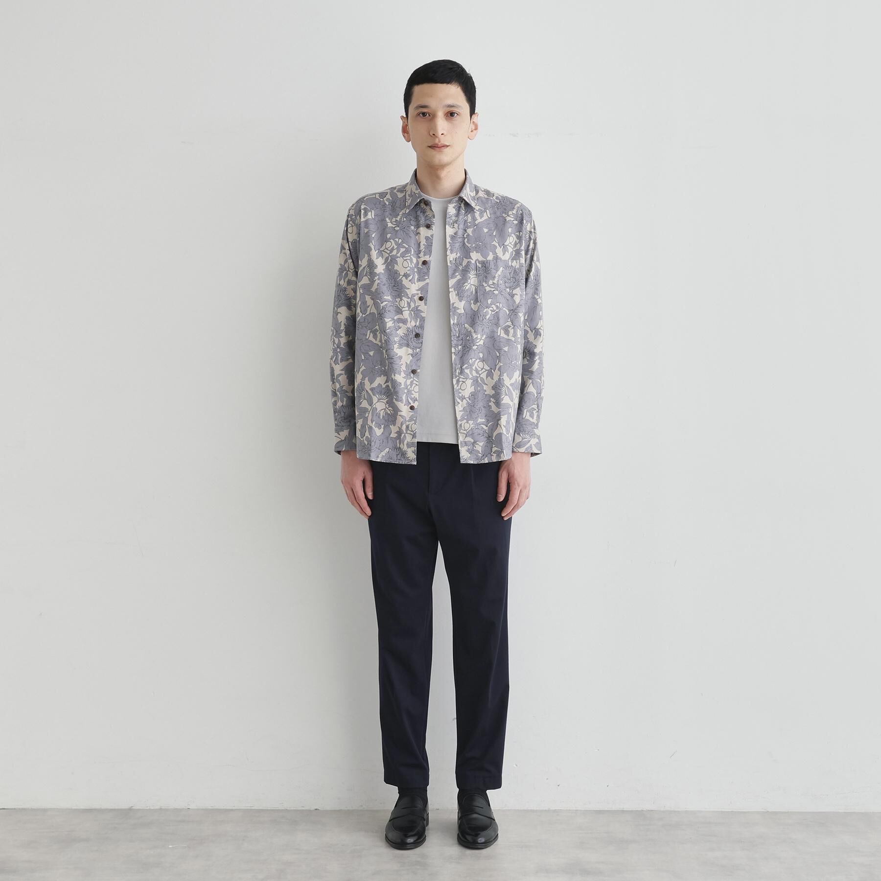 TAKEO KIKUCHI「【LIMITED】フラワープリント長袖シャツ」|シャツ・ブラウス|