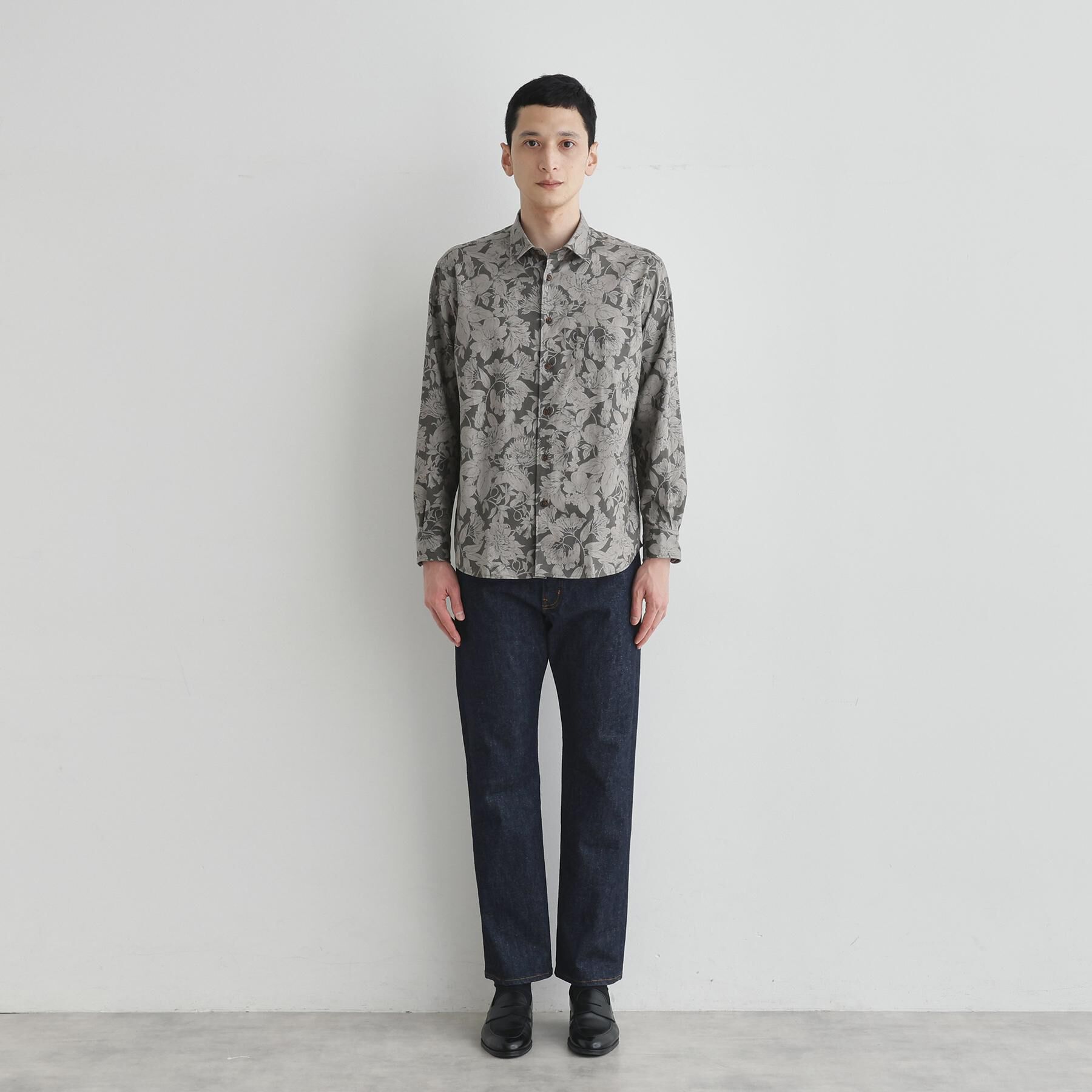 TAKEO KIKUCHI「【LIMITED】フラワープリント長袖シャツ」|シャツ・ブラウス|
