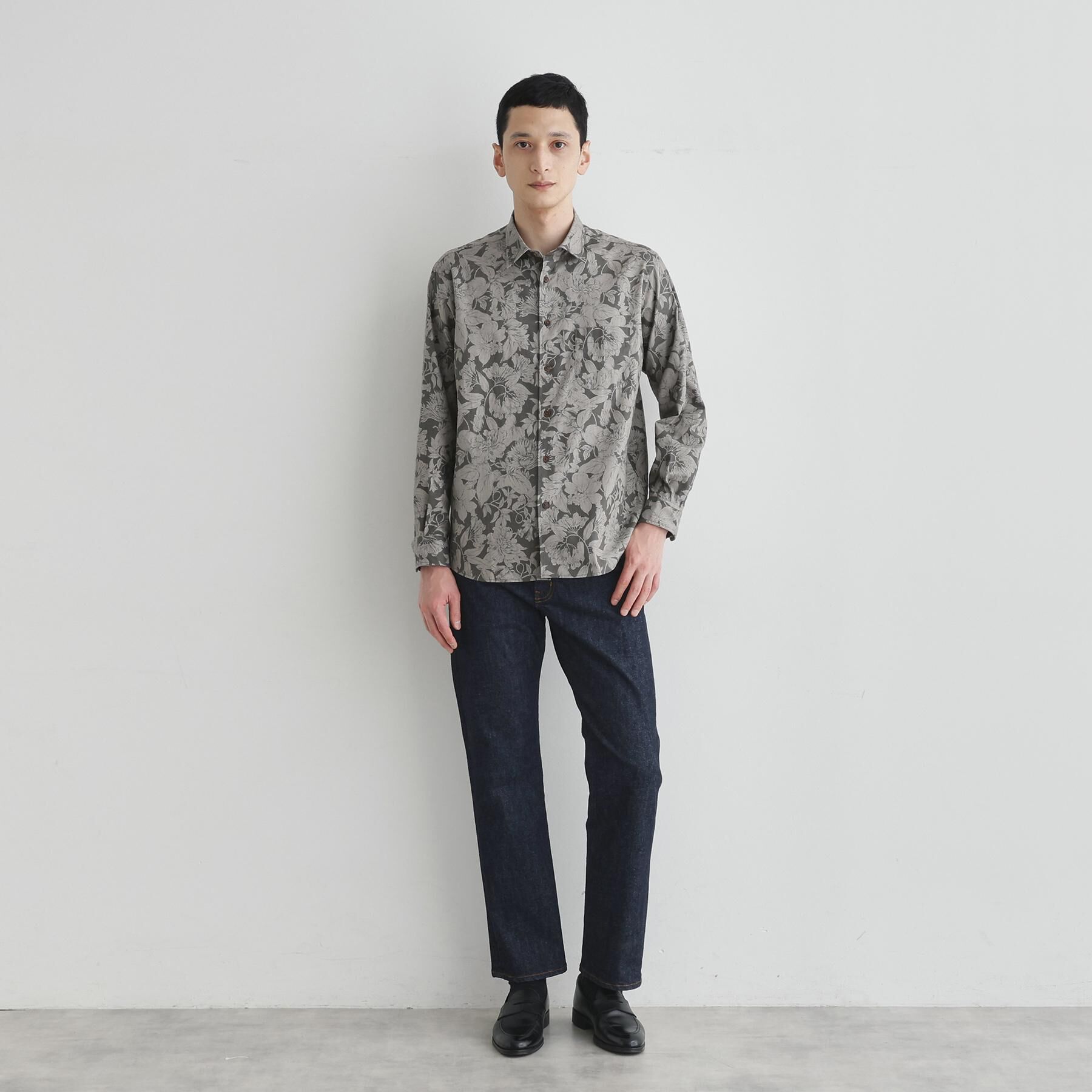 TAKEO KIKUCHI「【LIMITED】フラワープリント長袖シャツ」|シャツ・ブラウス|