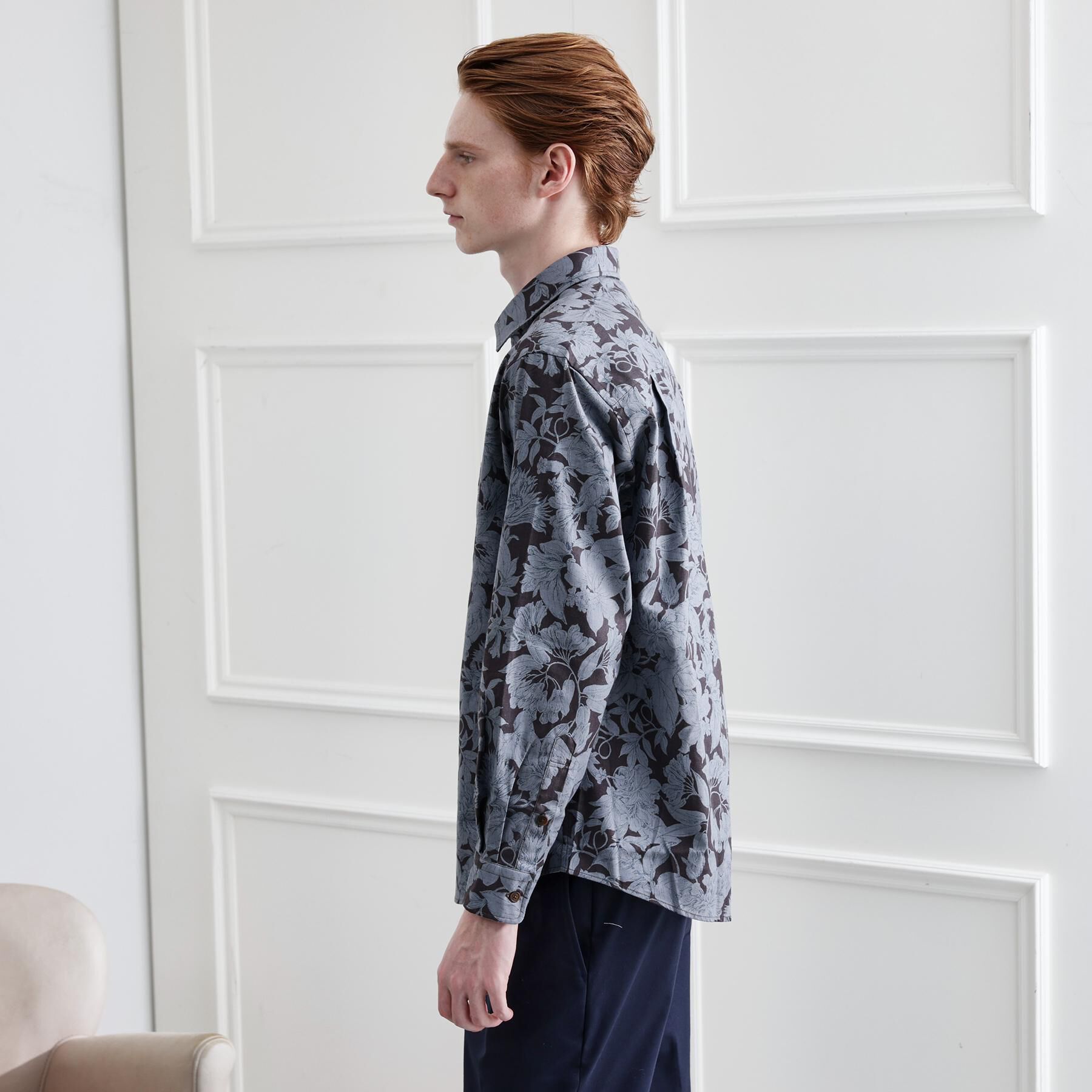 TAKEO KIKUCHI「【LIMITED】フラワープリント長袖シャツ」|シャツ・ブラウス|