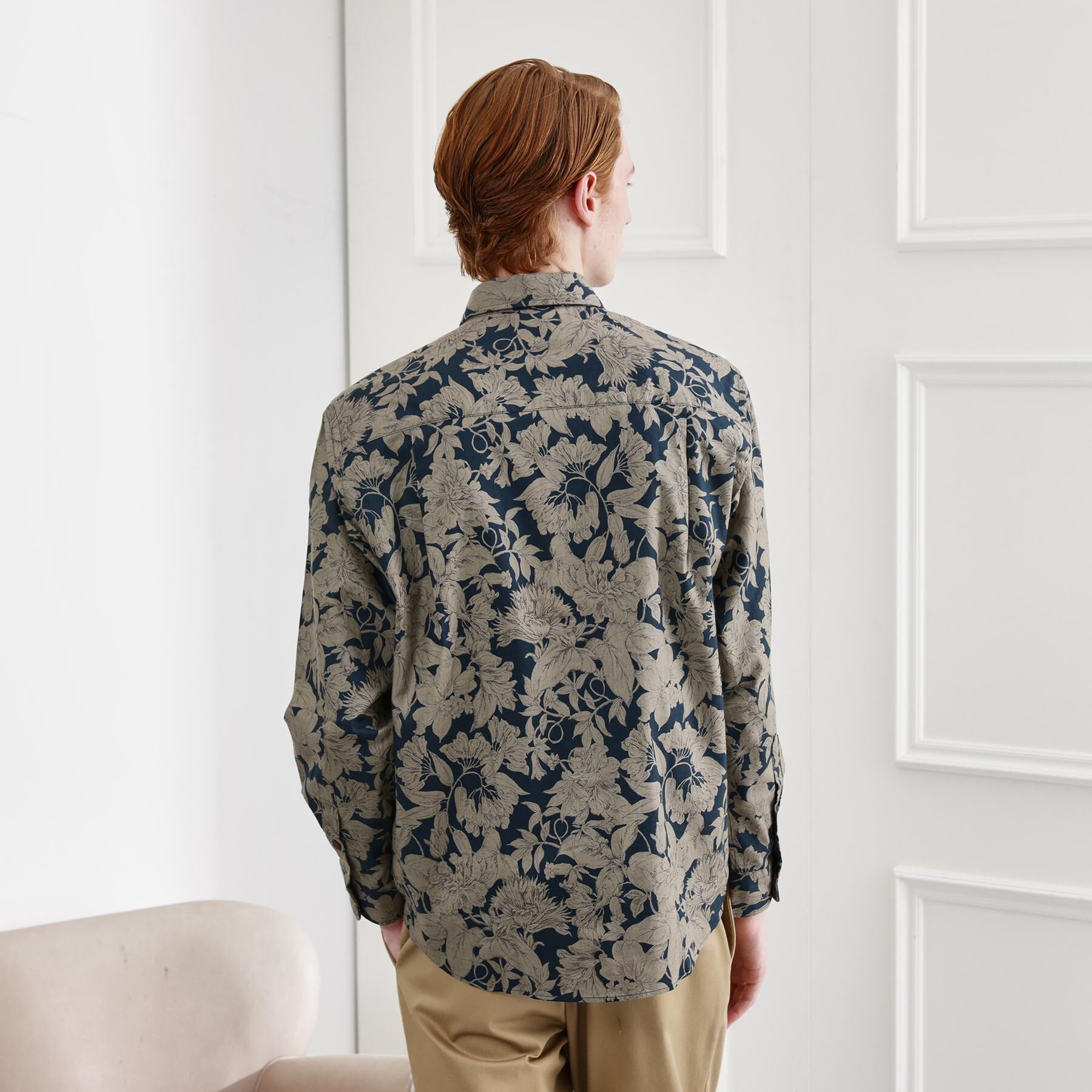 TAKEO KIKUCHI「【LIMITED】フラワープリント長袖シャツ」|シャツ・ブラウス|