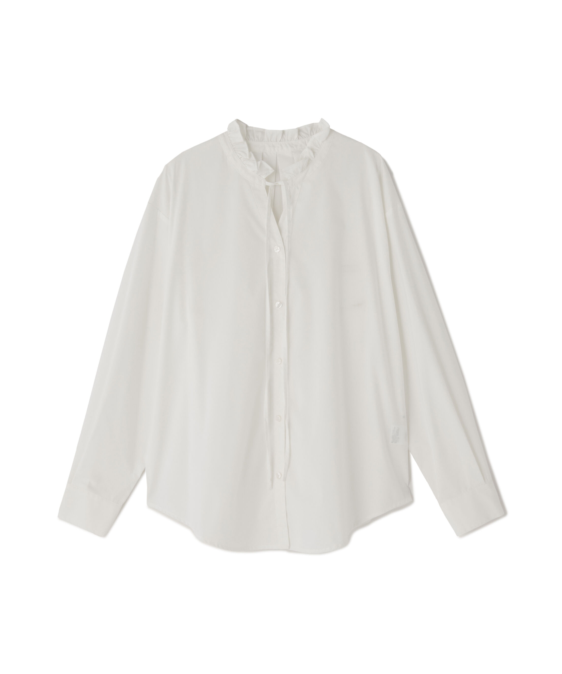  「フリルネックスキッパーブラウス」|シャツ・ブラウス|