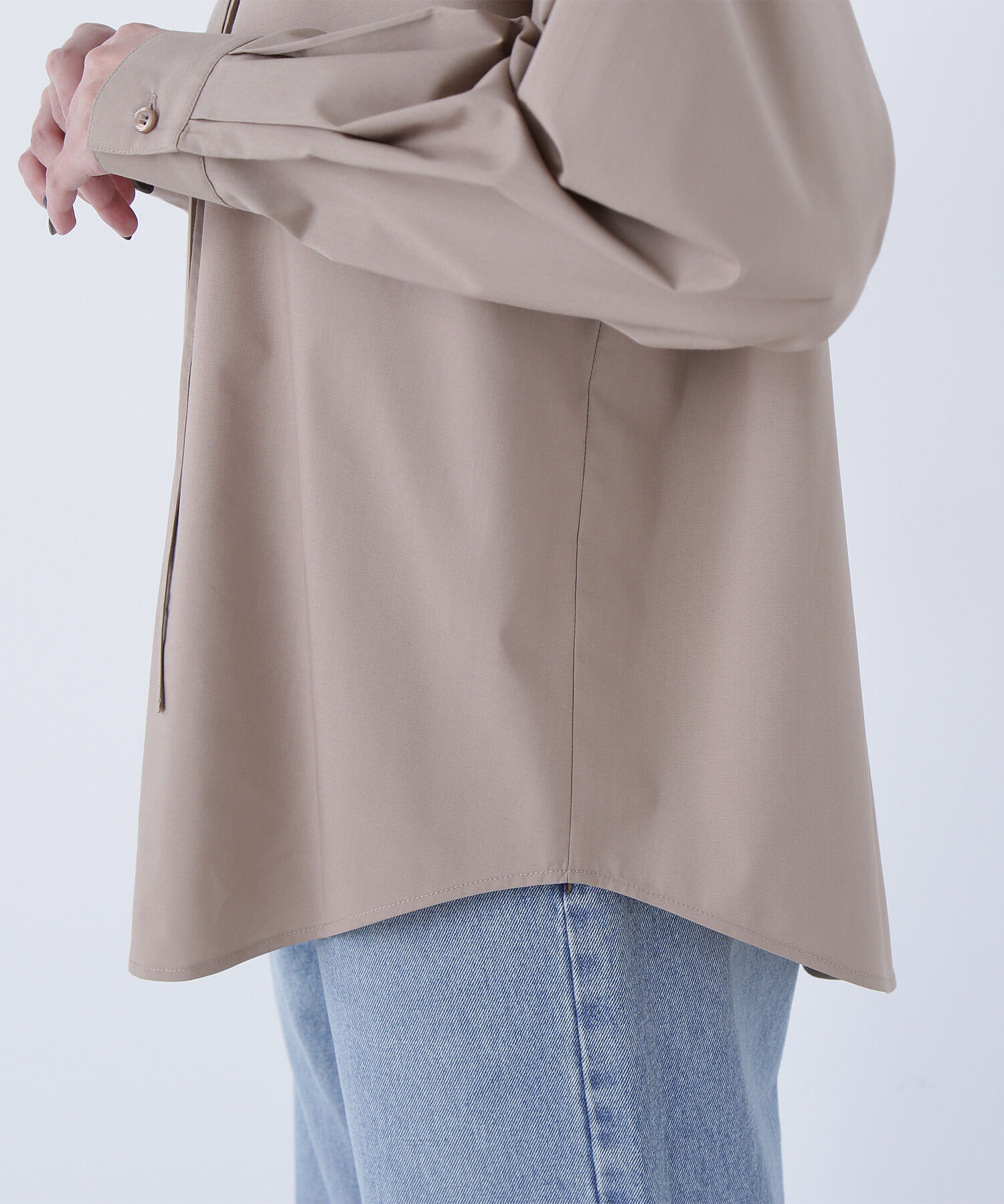  「フリルネックスキッパーブラウス」|シャツ・ブラウス|