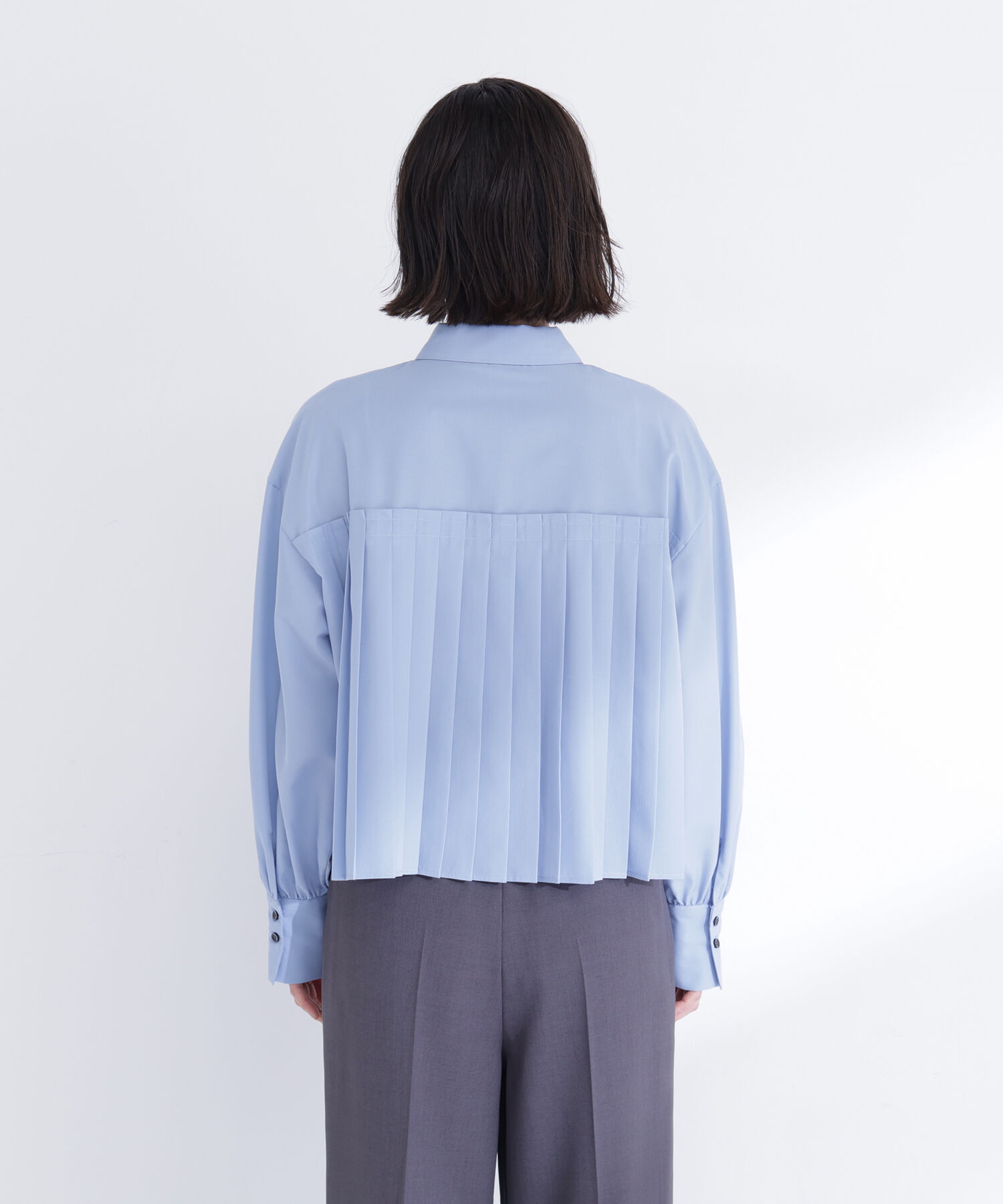  「バックプリーツデザインシャツ」|シャツ・ブラウス|