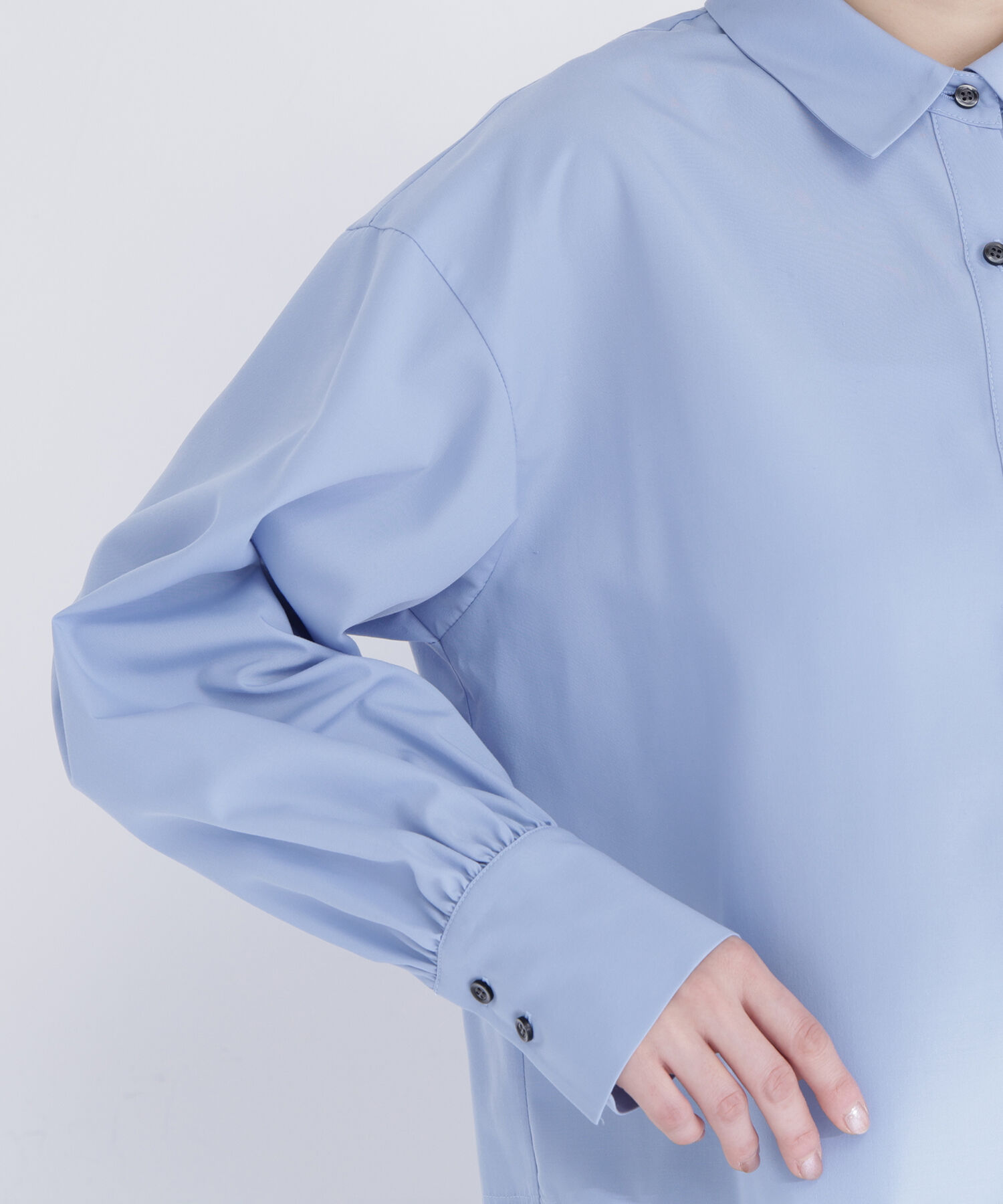  「バックプリーツデザインシャツ」|シャツ・ブラウス|