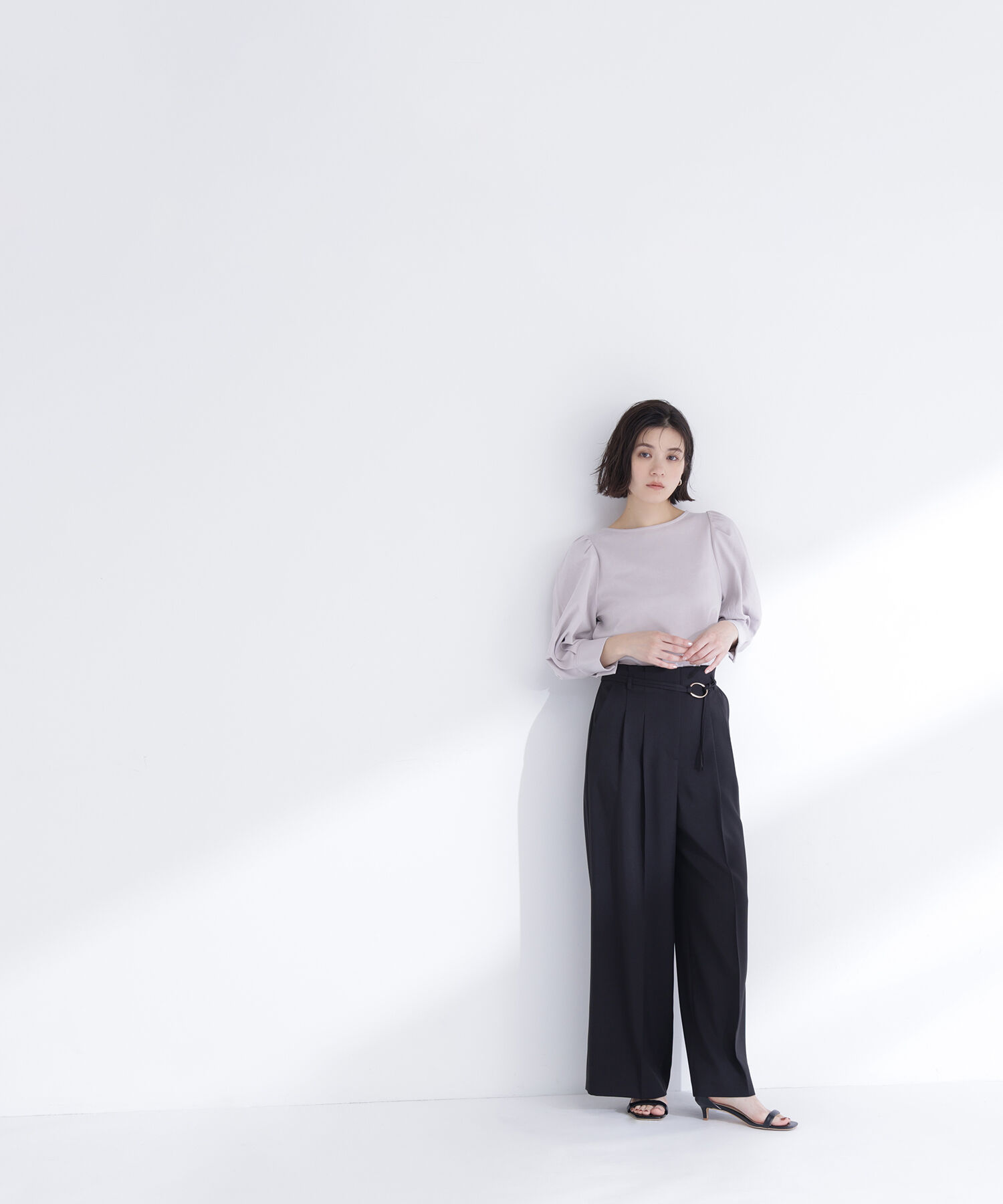  「パフスリーブカットソートップス」|Tシャツ・カットソー|