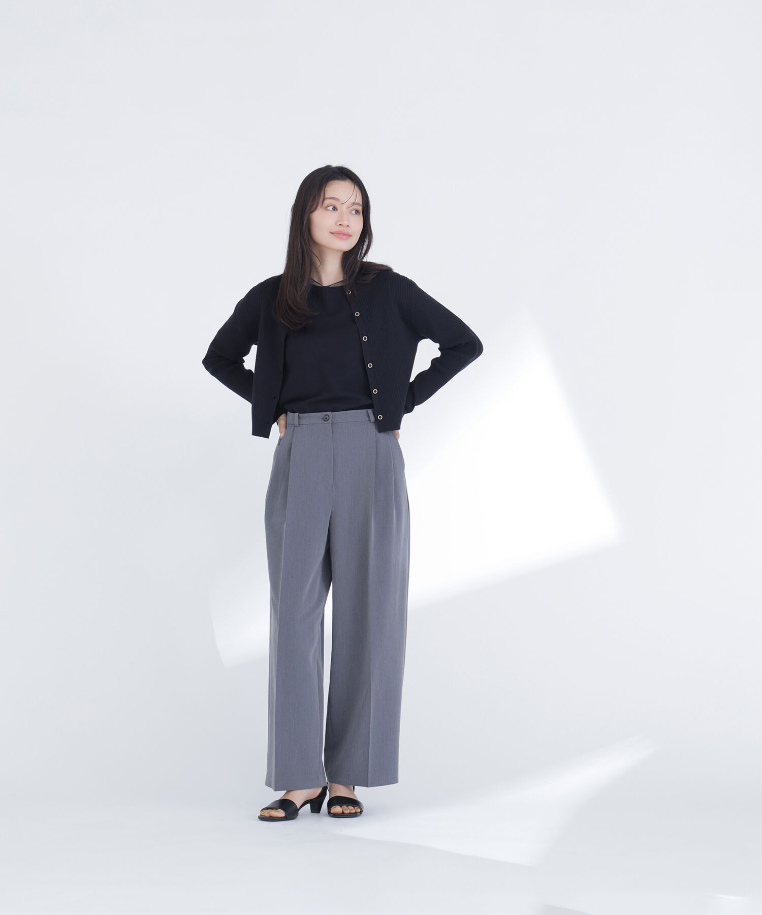  「シアーラインニットアンサンブル」|ニット・セーター|