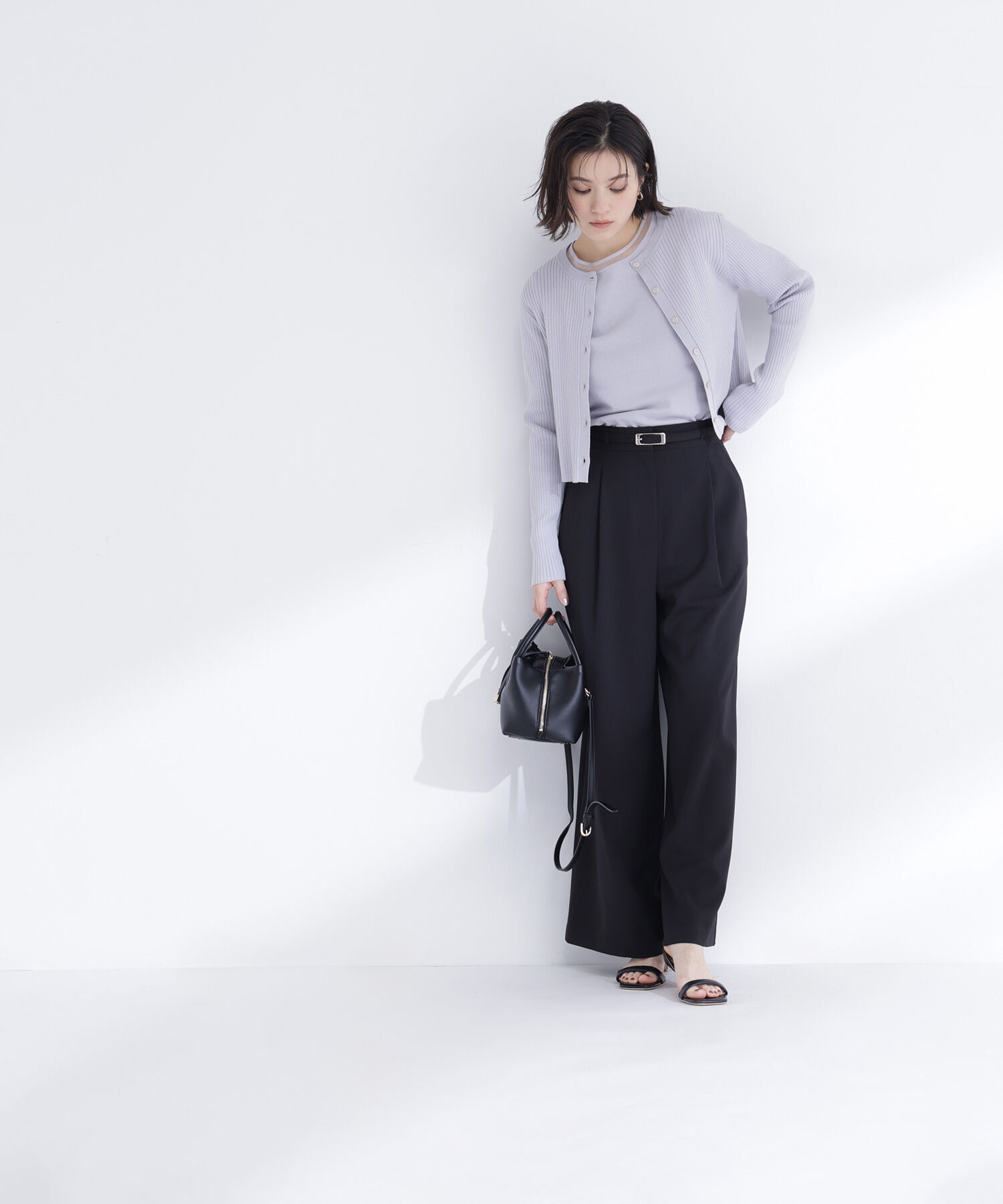  「シアーラインニットアンサンブル」|ニット・セーター|