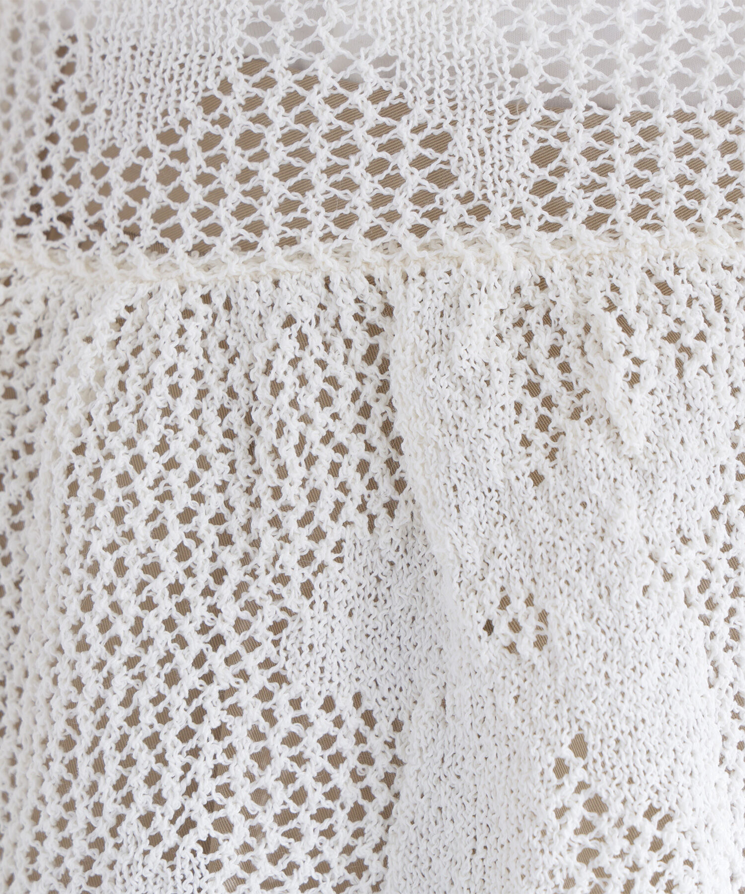  「フラワーレースペプラムニット」|ニット・セーター|