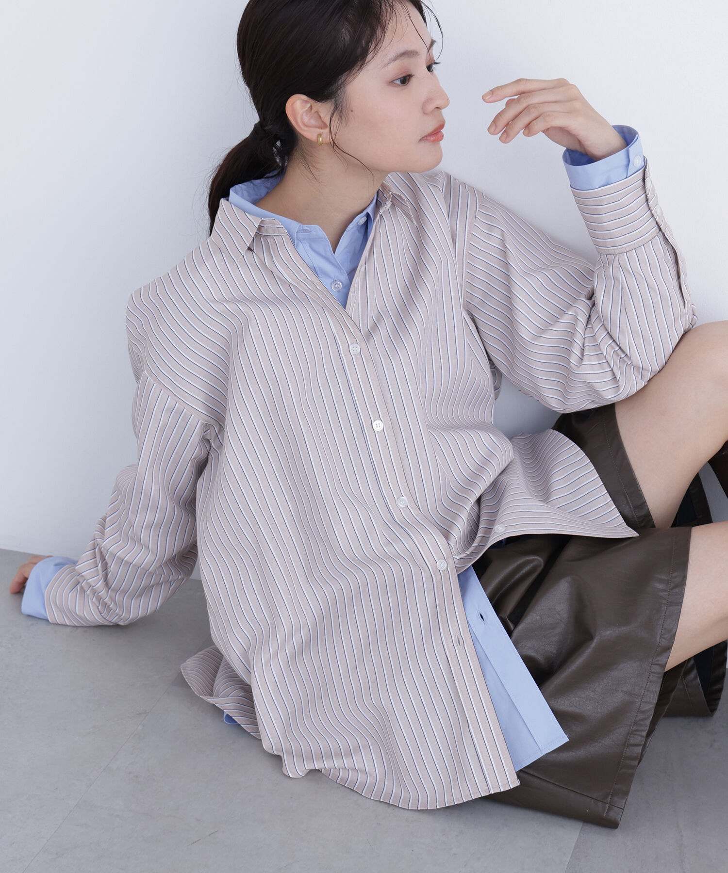  「〈N.〉ベーシックシャツ」|シャツ・ブラウス|ベージュスト 2