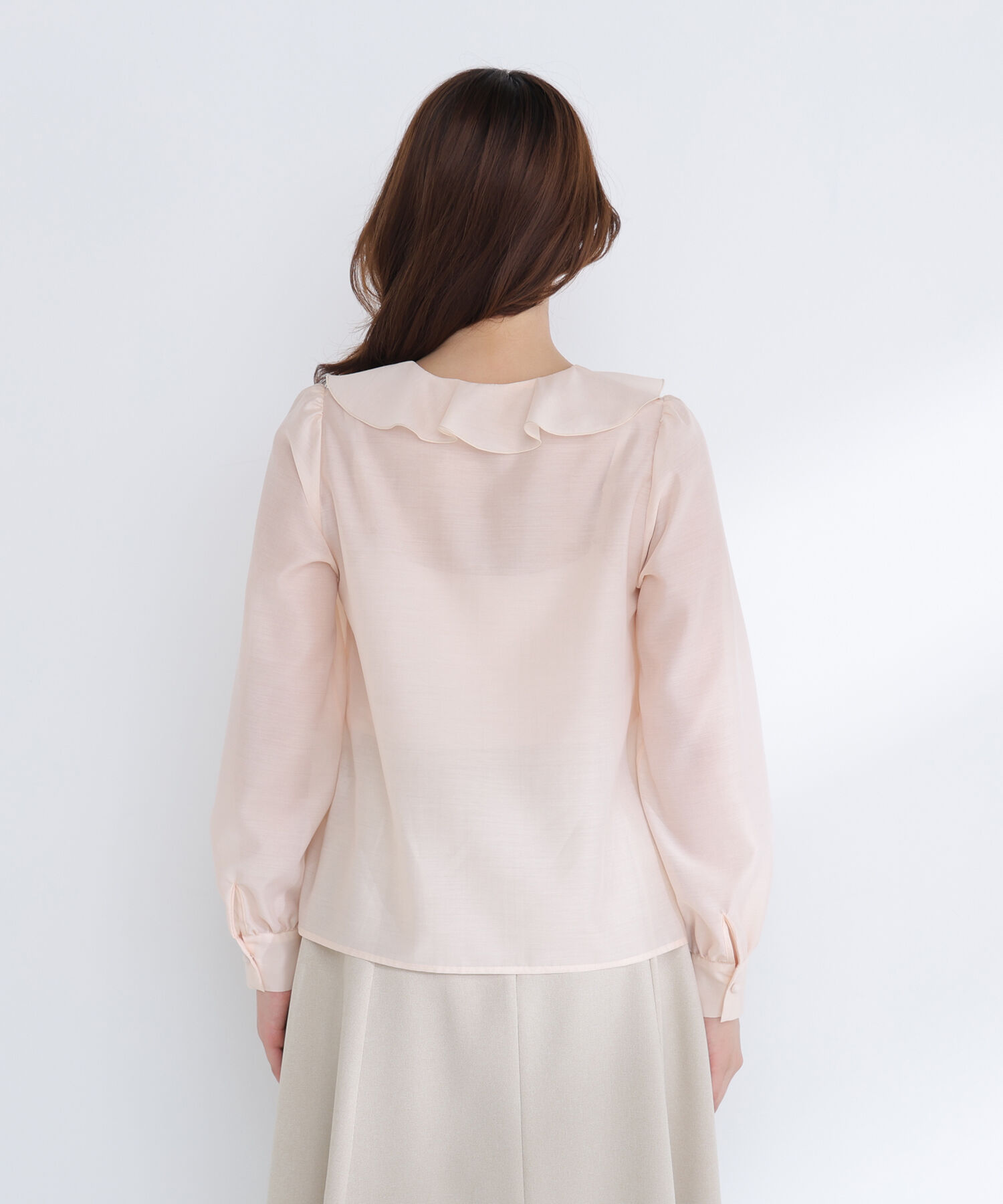  「フロントフリルブラウス」|シャツ・ブラウス|