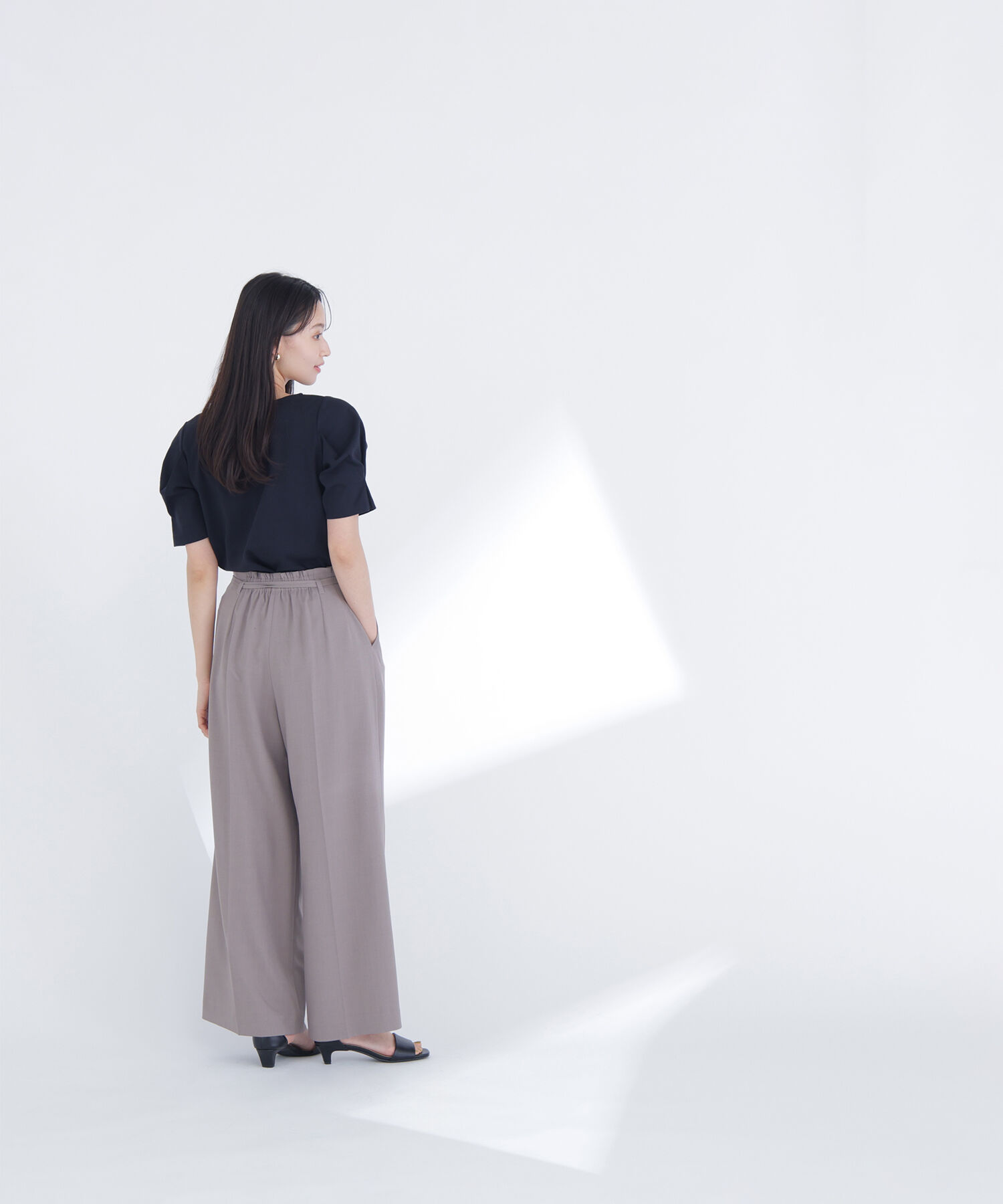  「ベーシックTシャツ フォルムスリーブ」|Tシャツ・カットソー|