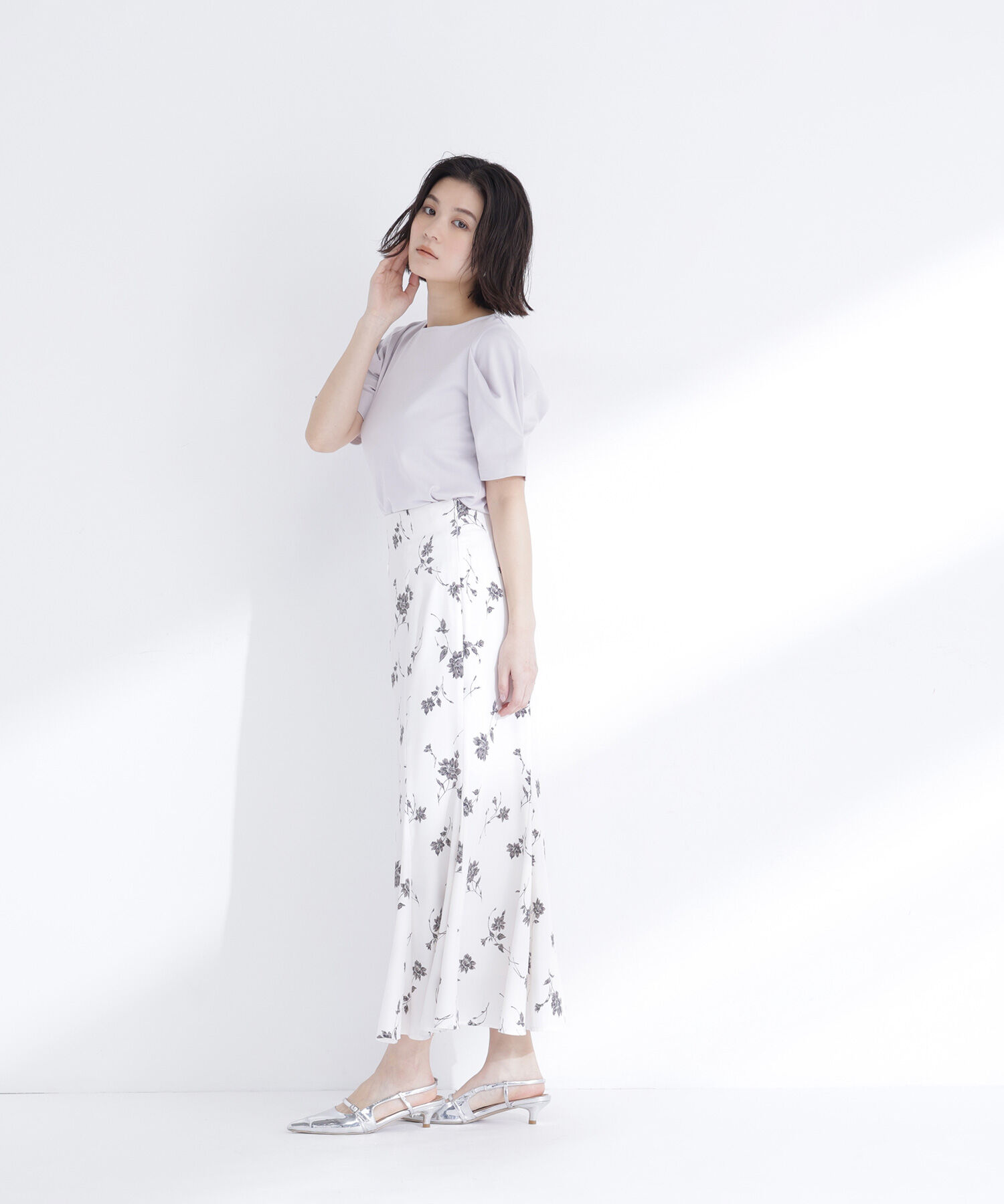  「ベーシックTシャツ フォルムスリーブ」|Tシャツ・カットソー|