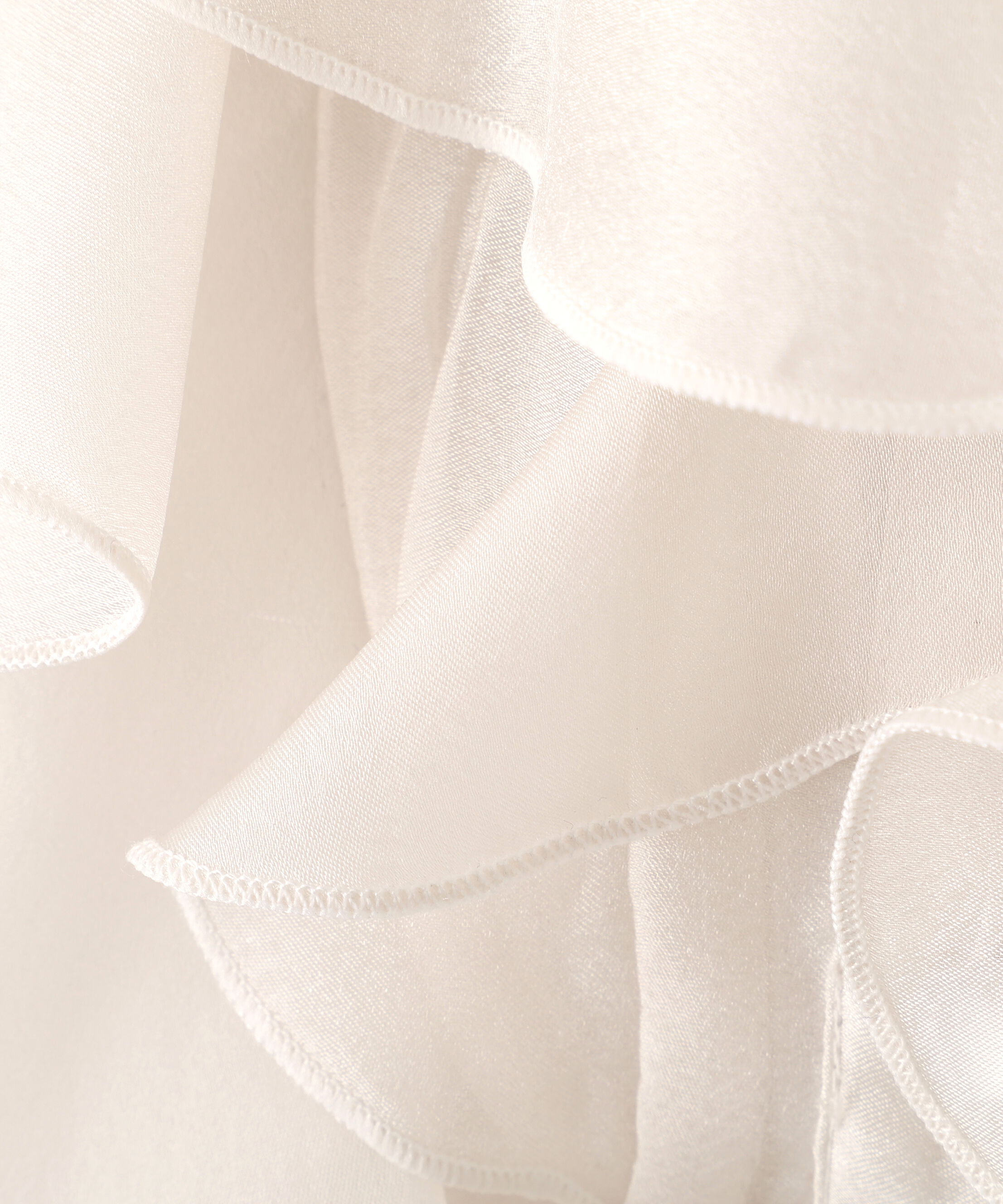  「フロントフリルシアーブラウス」|シャツ・ブラウス|