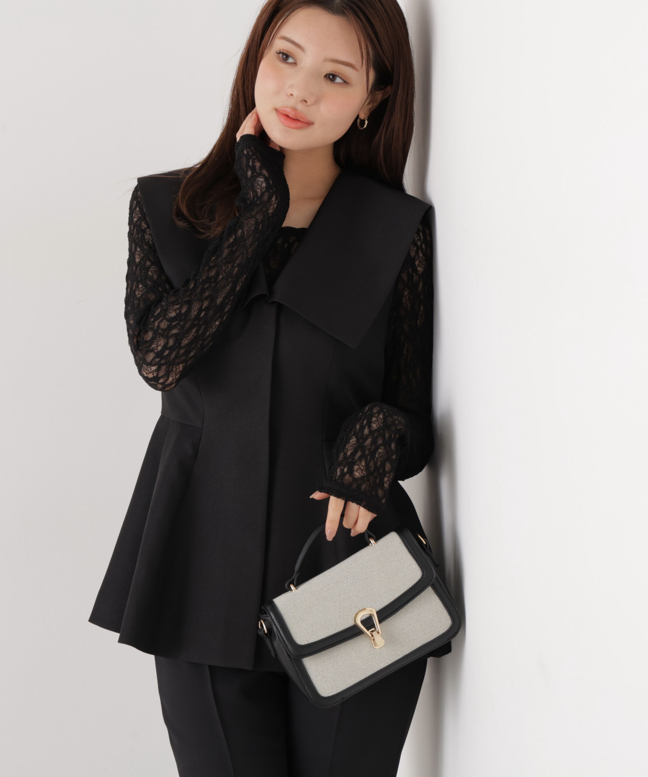 PROPORTION BODY DRESSING「〈a/mie〉ビッグカラージレ　26SS」|ブルゾン・スタジャン|