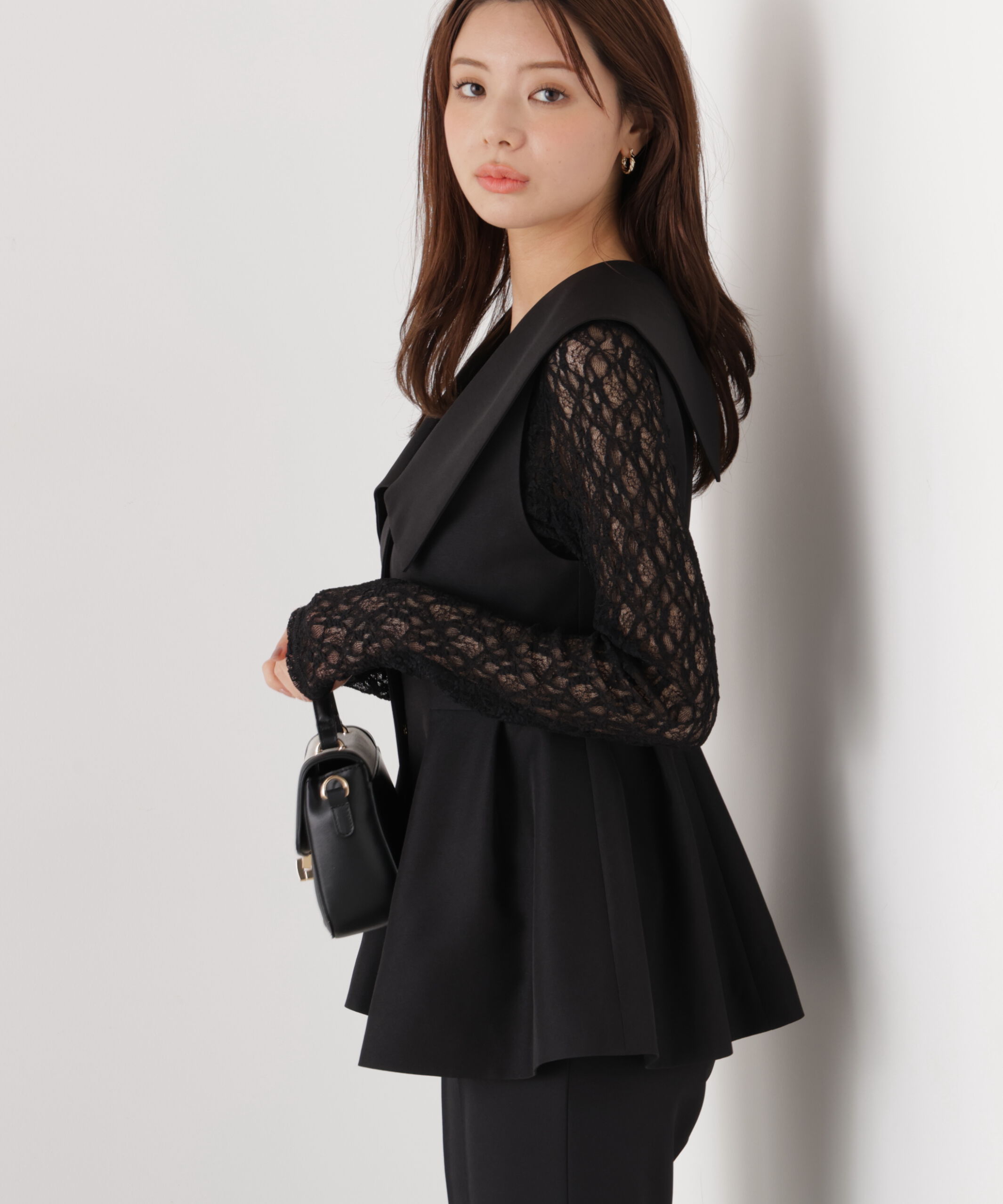 PROPORTION BODY DRESSING「〈a/mie〉ビッグカラージレ　26SS」|ブルゾン・スタジャン|