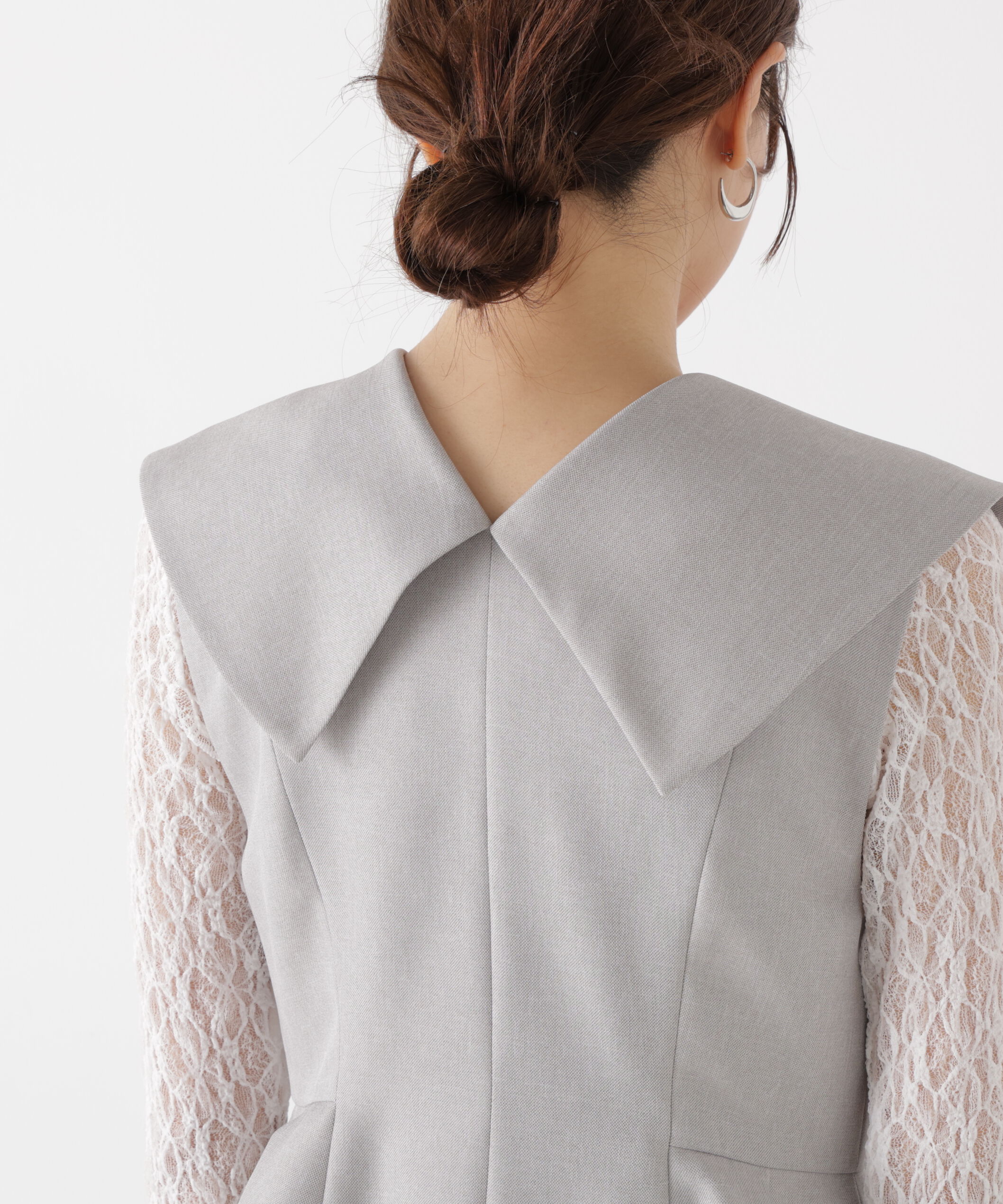 PROPORTION BODY DRESSING「〈a/mie〉ビッグカラージレ　26SS」|ブルゾン・スタジャン|