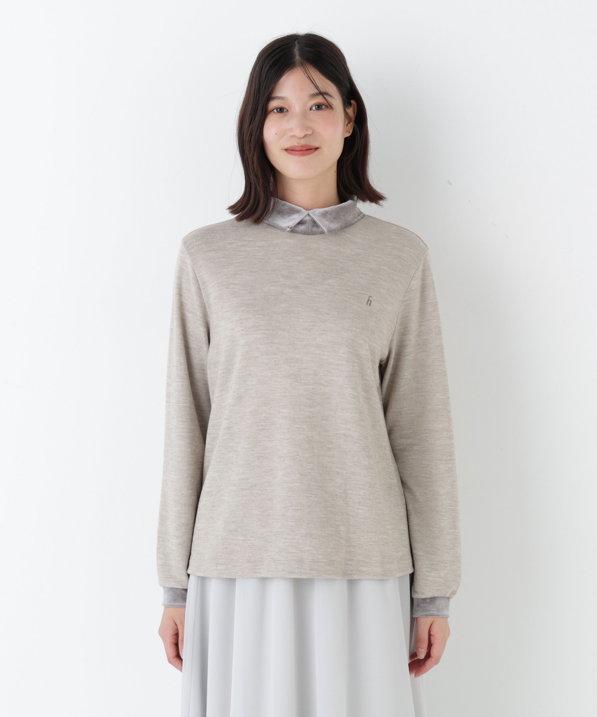  「◆ベロアドッキングプルオーバー」|Tシャツ・カットソー|