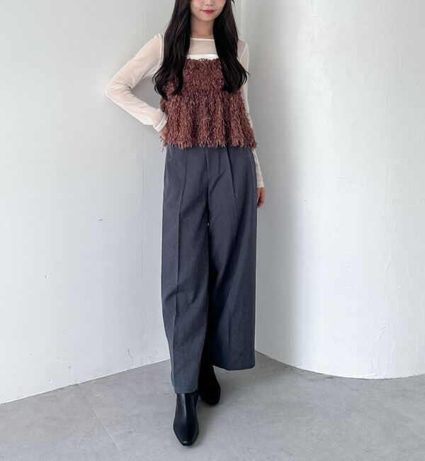 archives「カットフェザービスチェ&times;シアーカットＴＯＰＳＳＥＴ」|カーディガン|