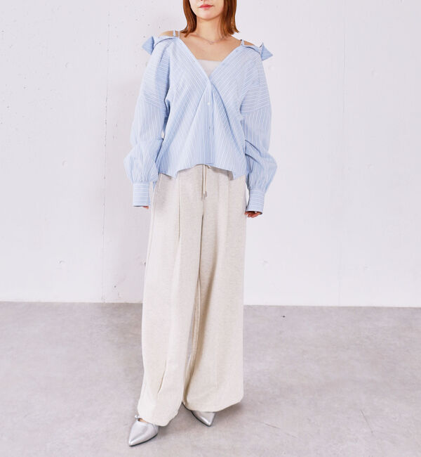 archives「センタータックワイドスウェットパンツ」|その他|