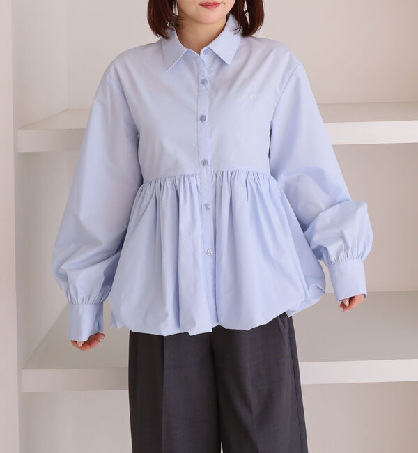 archives「【ＯＮかわ】バルーンペプラムシャツ」|シャツ・ブラウス|