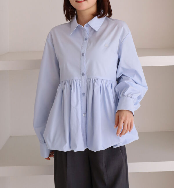 archives「【ＯＮかわ】バルーンペプラムシャツ」|シャツ・ブラウス|