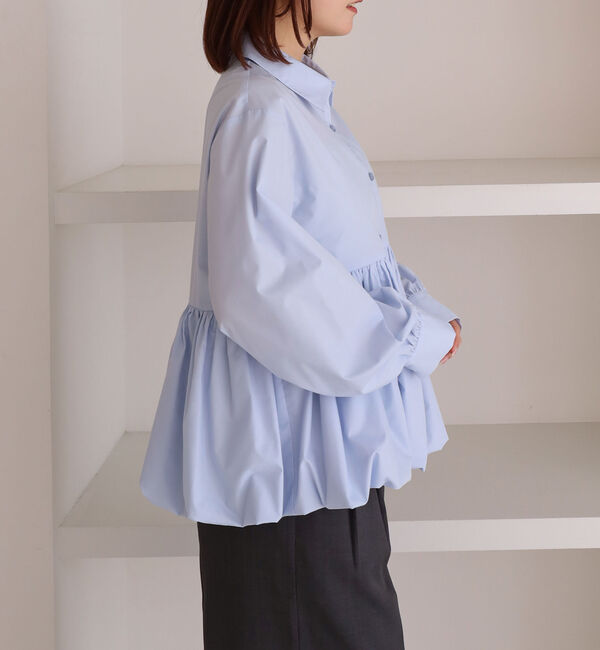 archives「【ＯＮかわ】バルーンペプラムシャツ」|シャツ・ブラウス|