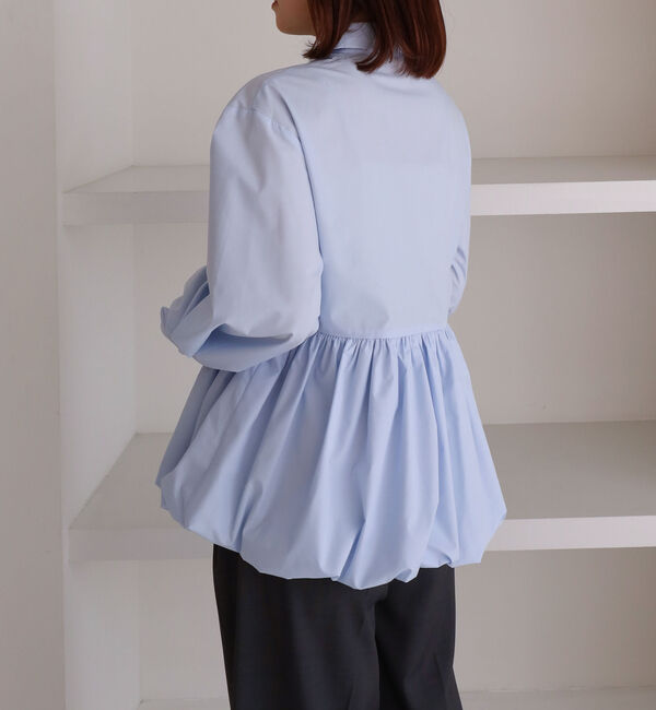 archives「【ＯＮかわ】バルーンペプラムシャツ」|シャツ・ブラウス|