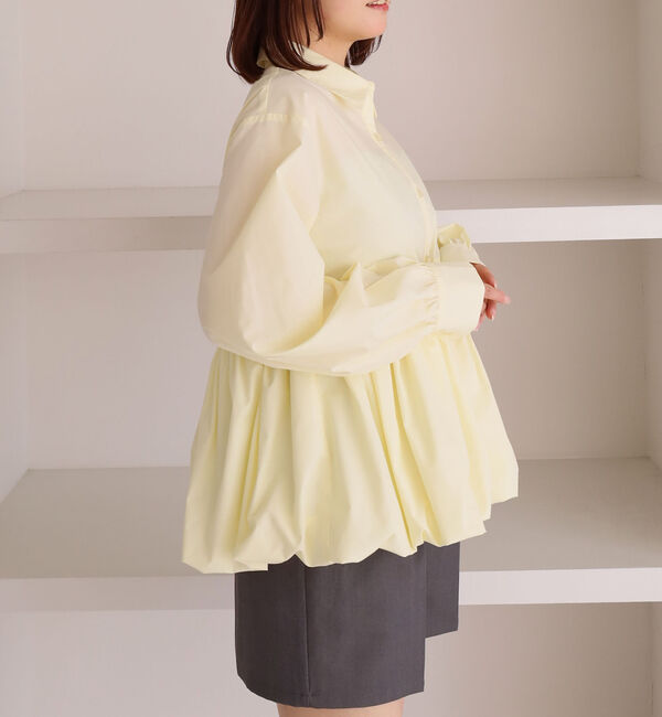 archives「【ＯＮかわ】バルーンペプラムシャツ」|シャツ・ブラウス|