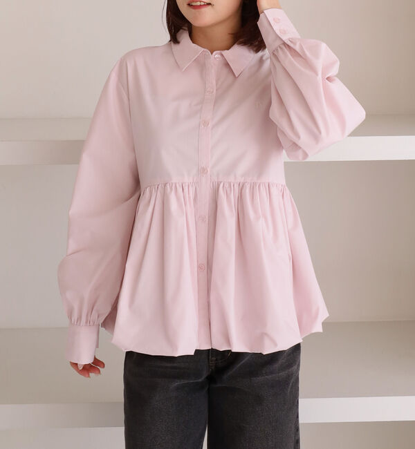 archives「【ＯＮかわ】バルーンペプラムシャツ」|シャツ・ブラウス|