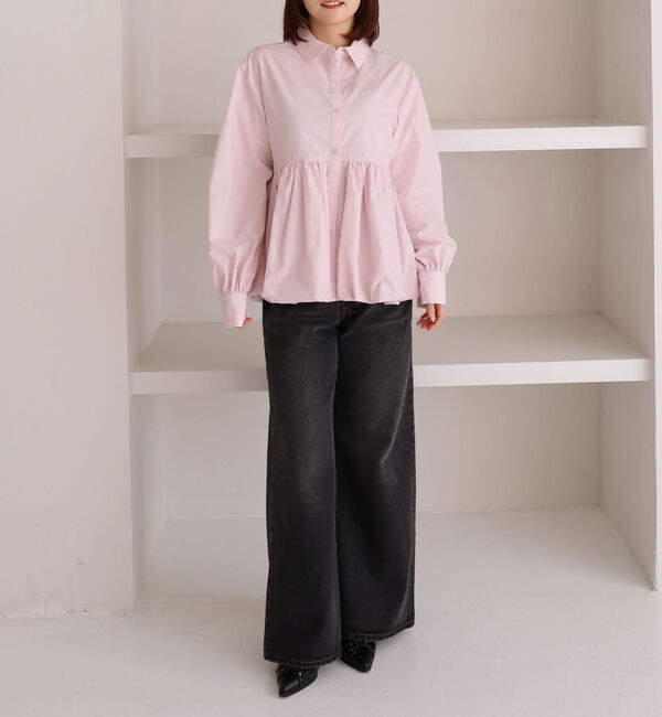 archives「【ＯＮかわ】バルーンペプラムシャツ」|シャツ・ブラウス|